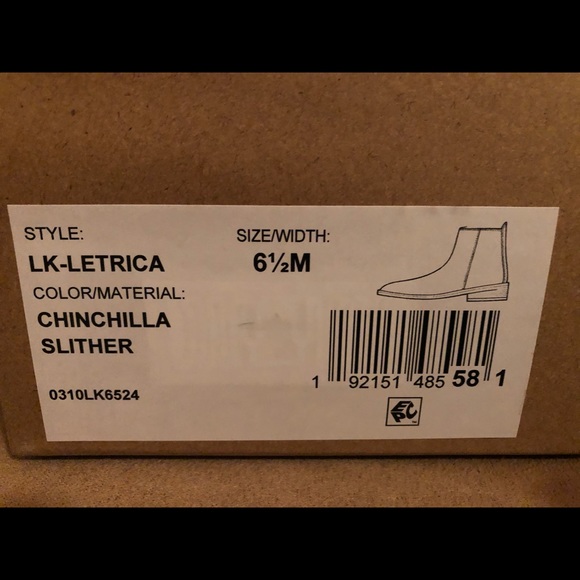 Never worn Lucky Brand Chinchilla Slither booties. - Picture 6 of 6
